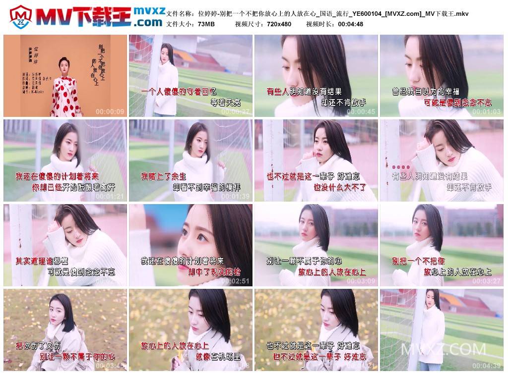 位婷婷-别把一个不把你放心上的人放在心_国语_流行_YE600104